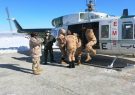 اجرای عملیات تعویض اکیپ کارکنان واحد‌های مرزی هنگ ارومیه بصورت هوایی