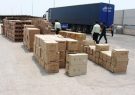 توقیف کامیونهای کالای قاچاق توسط هنگ مرزی قصرشیرین