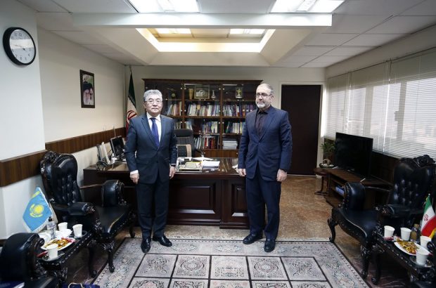 معاون امنیتی و انتظامی وزارت کشور با سفیر قزاقستان دیدار کرد